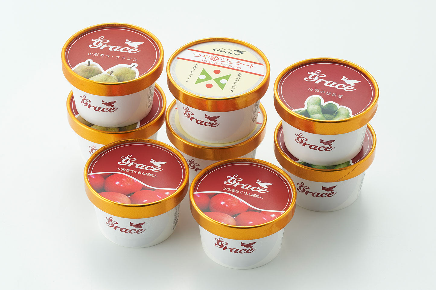 山形ジェラート 4種 計8個